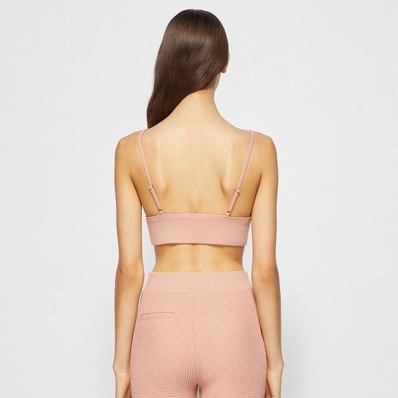 JONATHAN SIMKHAI Juliette Waffle Bralette In Chai - Picture 3 of 6